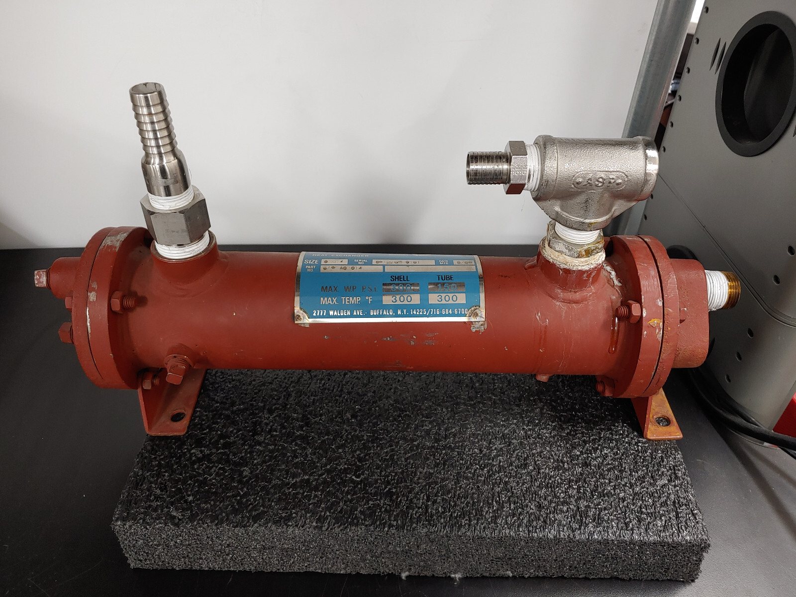 AMERICAN PRECISION BASCO Type 500 Heat Exchanger 6A95A03014