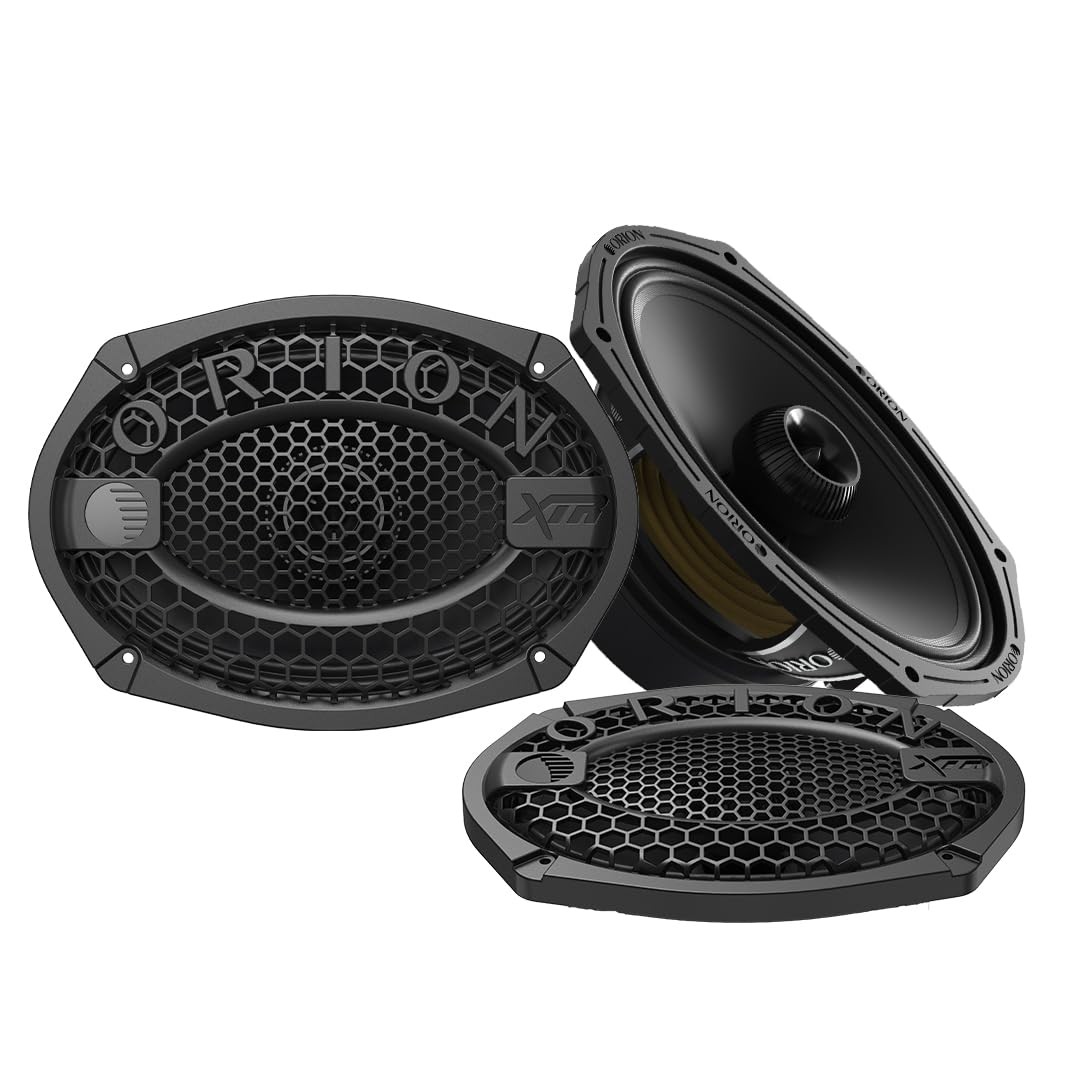Orion XMT69.4 Water-Resistant 6x9” Midrange Speaker w/Neodymium CO65, BLACK