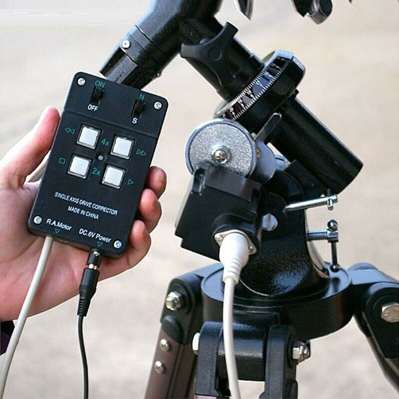 Equatorial Mount Single Axis Solid Motor Drive Corrector Heel for Telescopedt
