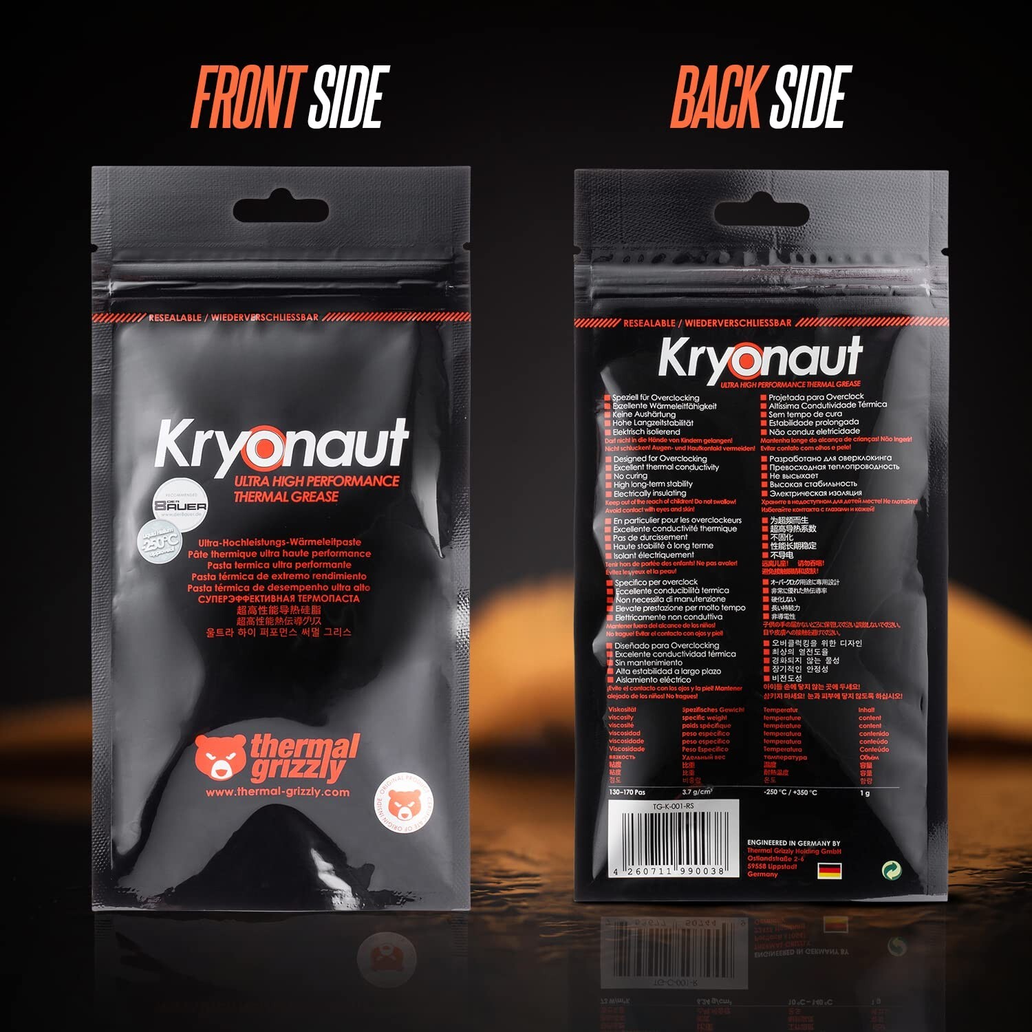 Thermal Grizzly Kryonaut The High Performance Thermal Paste for Cooling All Proc