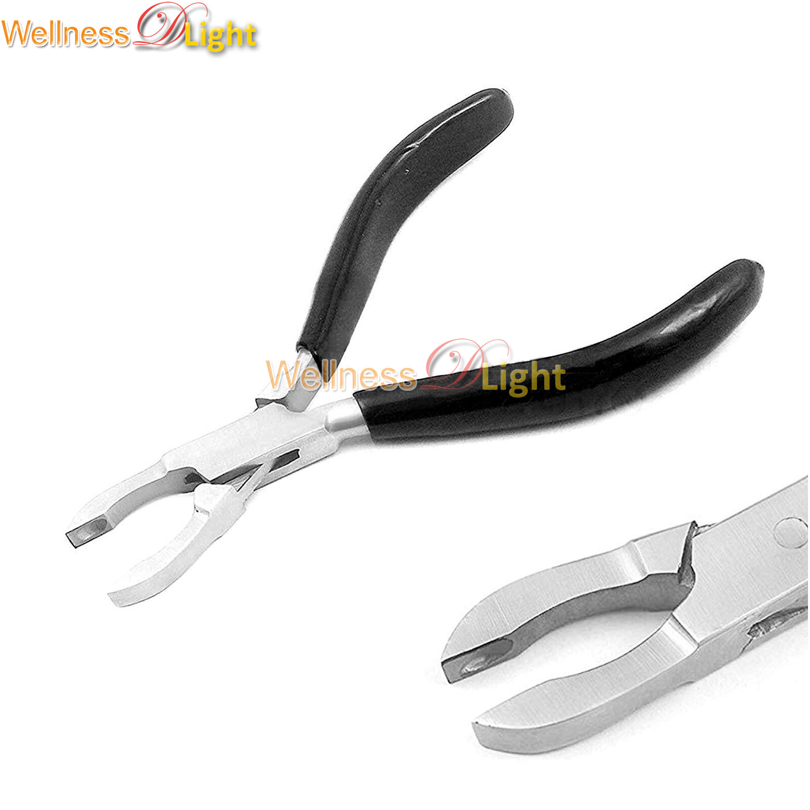1 Piece Of Ring Closing Pliers 6'' Black Dip Handle Body Piercing Tools