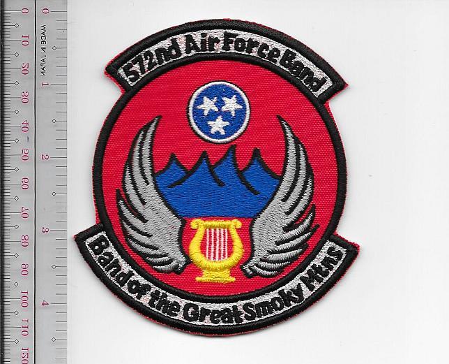 Military Band US Air Force USAF 572nd Band of the Great Smoky Mountains NO TARIF