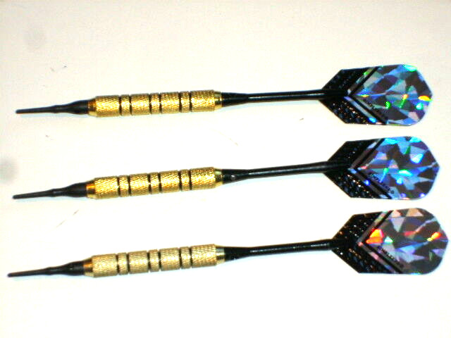 Soft Tip Darts 18 Gram Brass with Aluminum Shafts New #1056