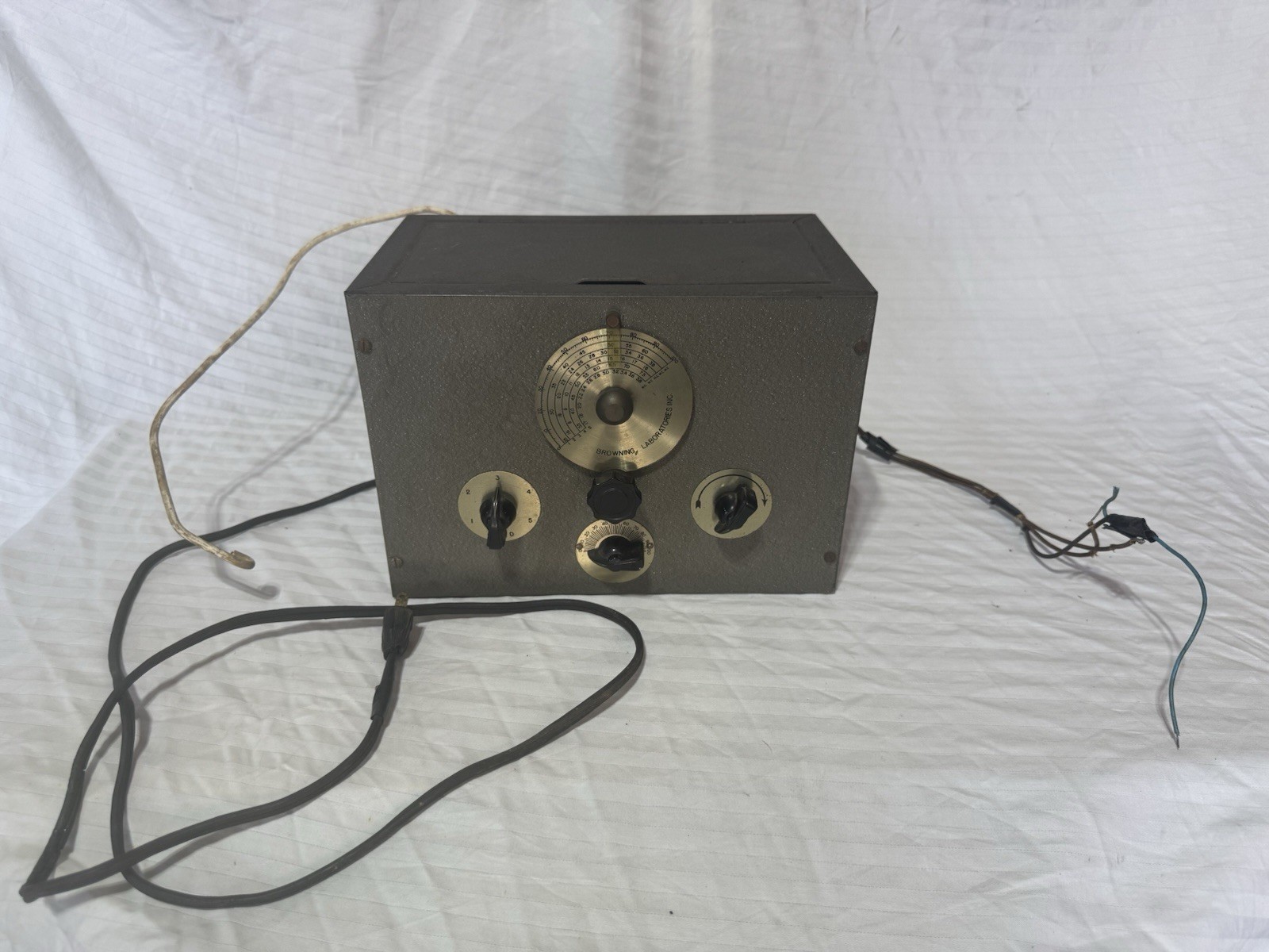 Browning laboratories 5DXP Short Wave Converter, Regenerative Preselector. 1940