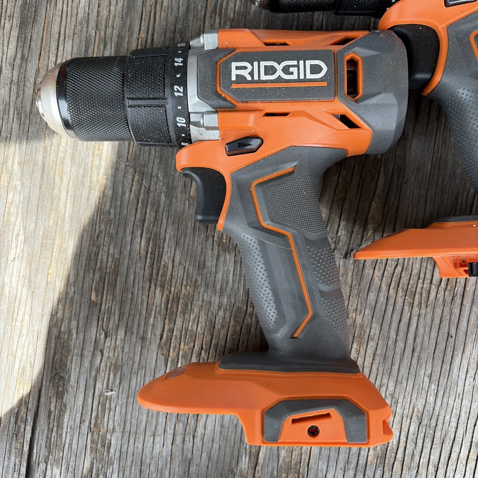 Lot Of 2 RIDGID R860010 18V 1/2" Hammer Drill/Driver - Tool Only