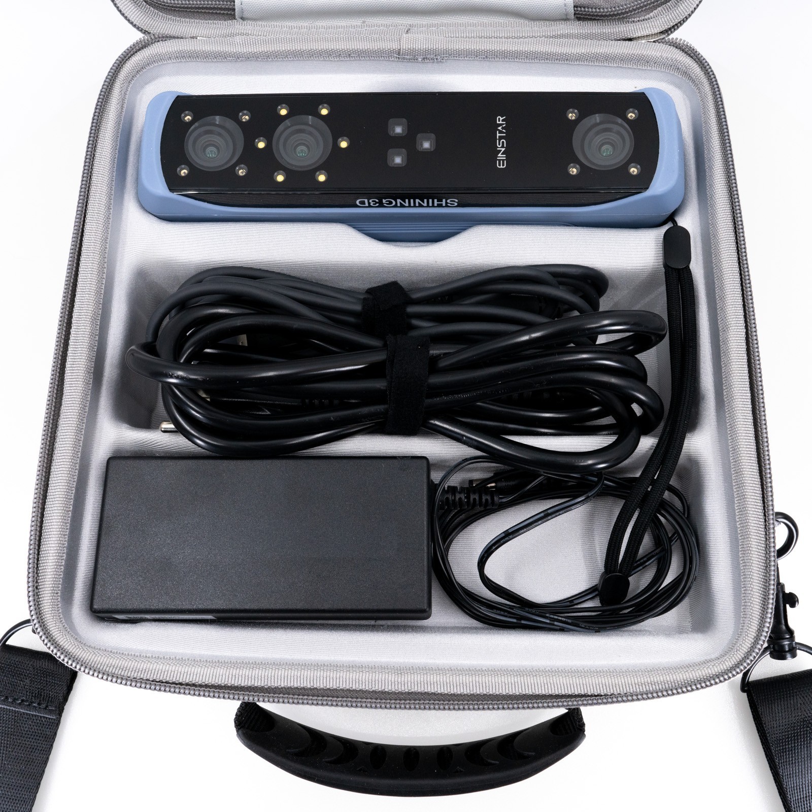 Shining3D Einstar Handheld 3D Scanner IR VCSEL 0.1mm Case Cables Tested