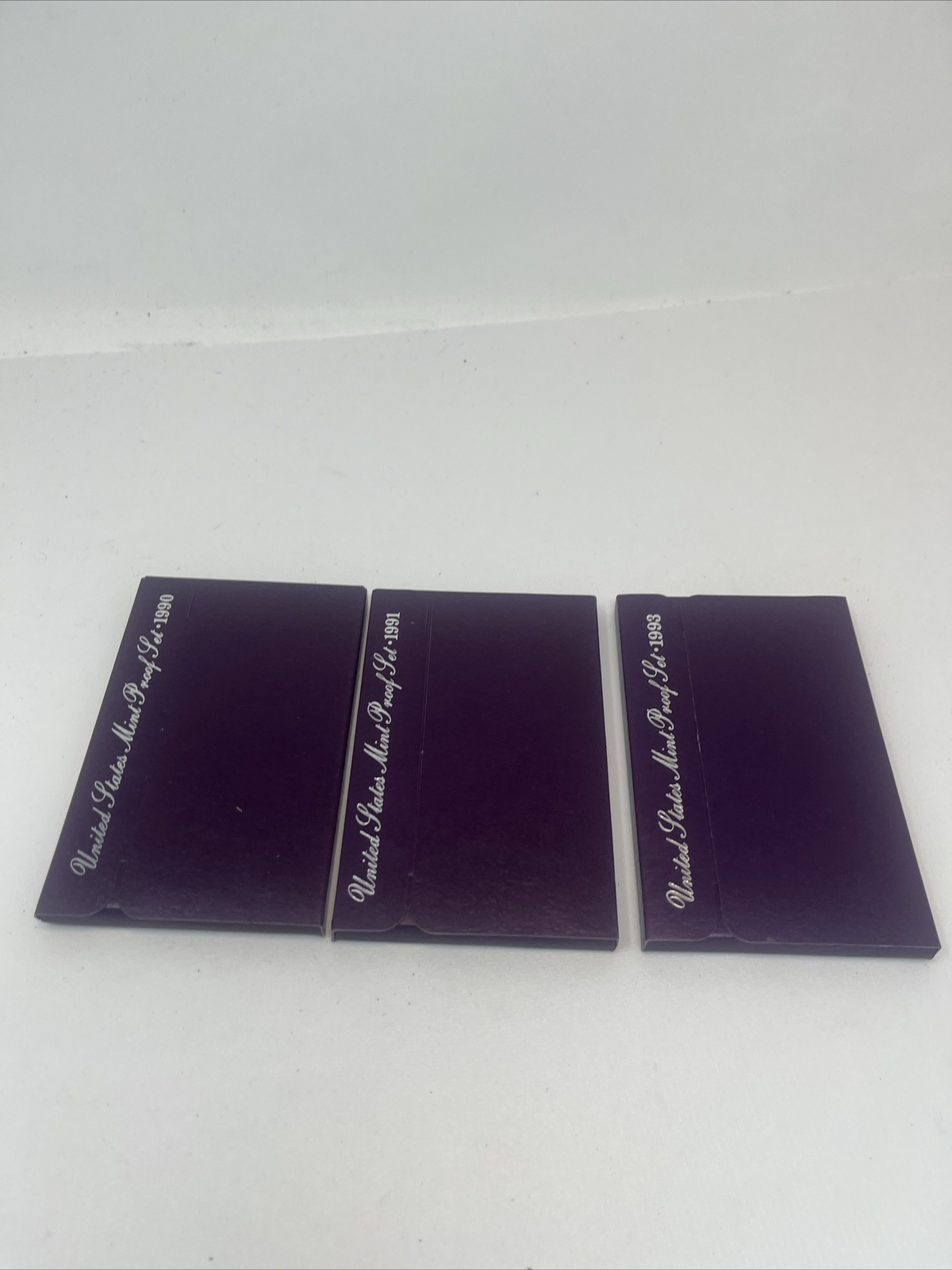 United States Mint Proof Sets - 1990, 1991 & 1993