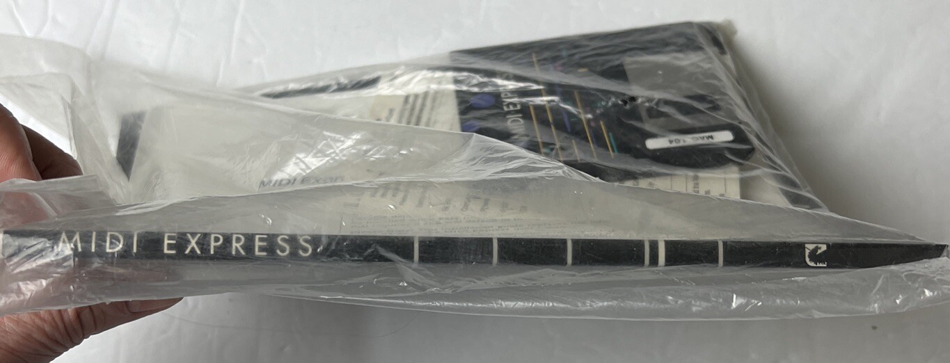 MIDI EXPRESS Software Installer MAC 1.04 with User’s Guide New Sealed