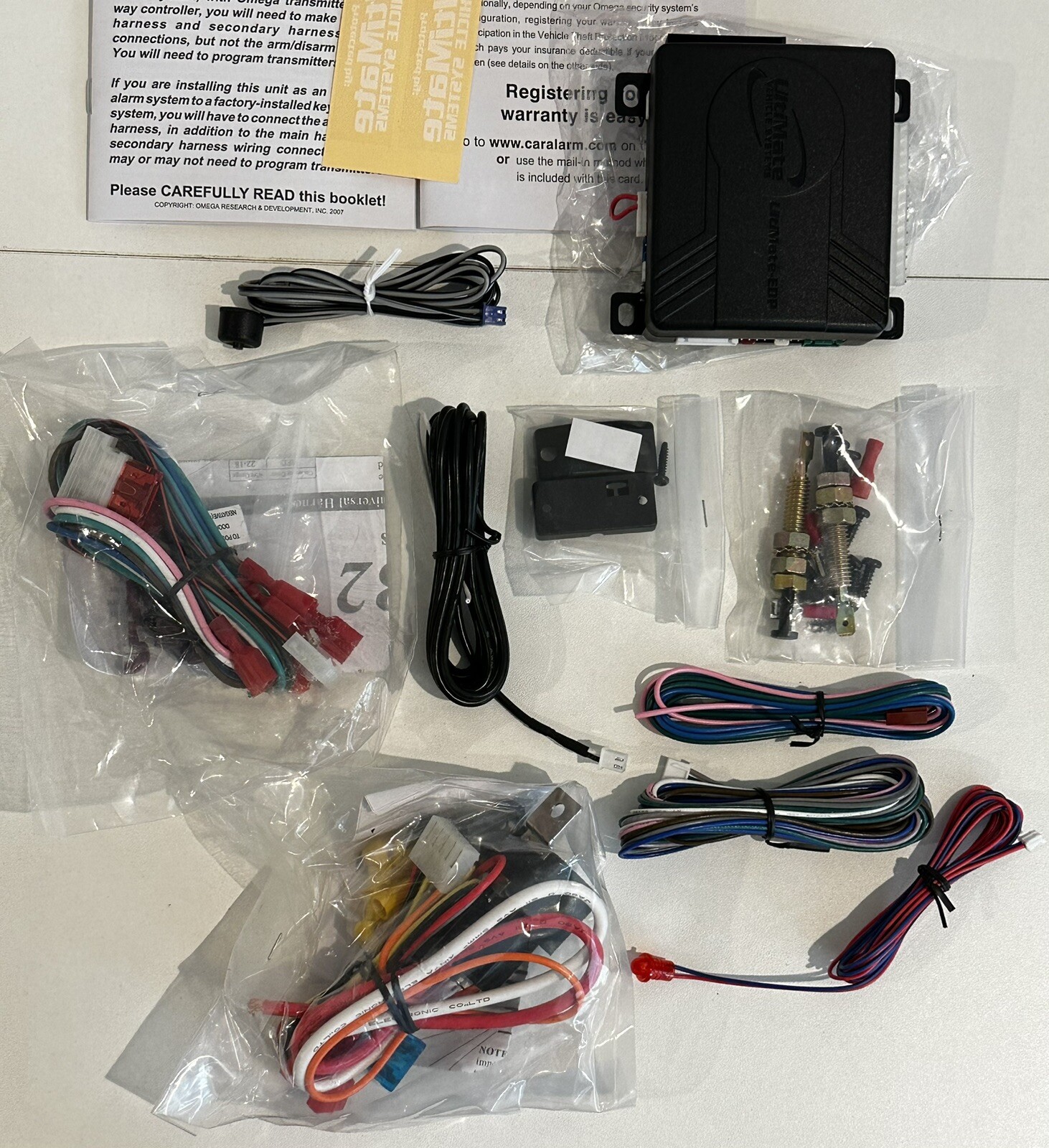 Omega Ultimate EDP - Add On Vehicle Keyless Entry & Security Alarm System