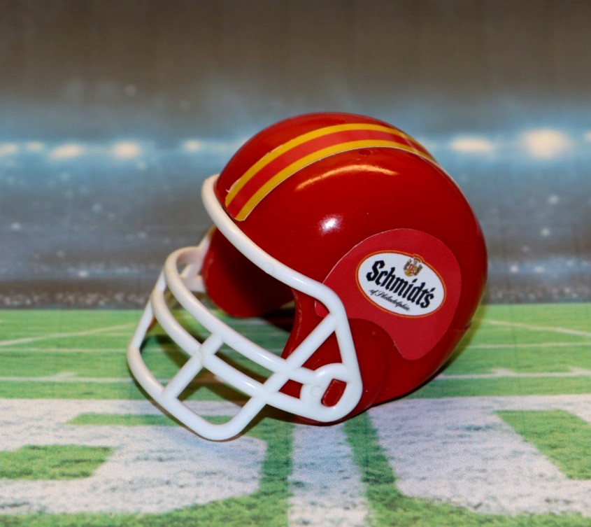 Schmidt's Beer of Philadelphia Vending Decals for Mini Football Gumball Helmets