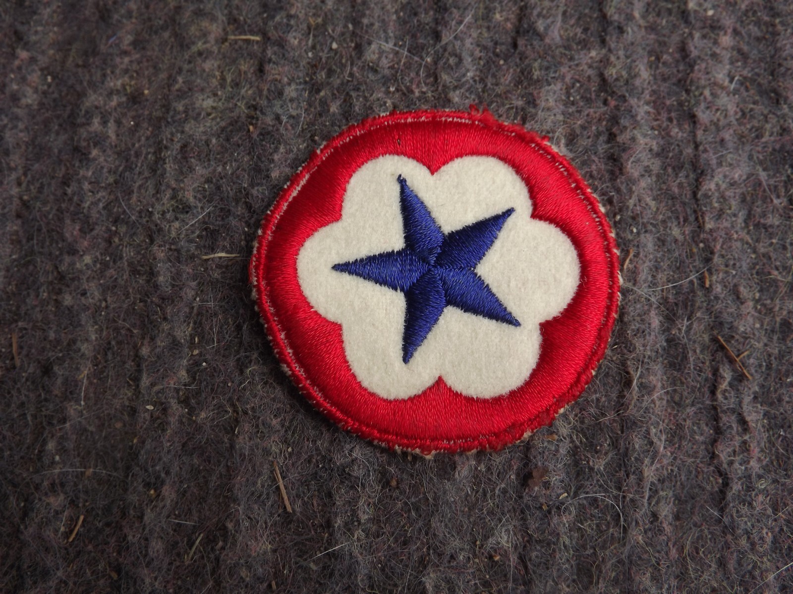 WW2 Army Service Forces Patch, Wool  - Inv# A2438