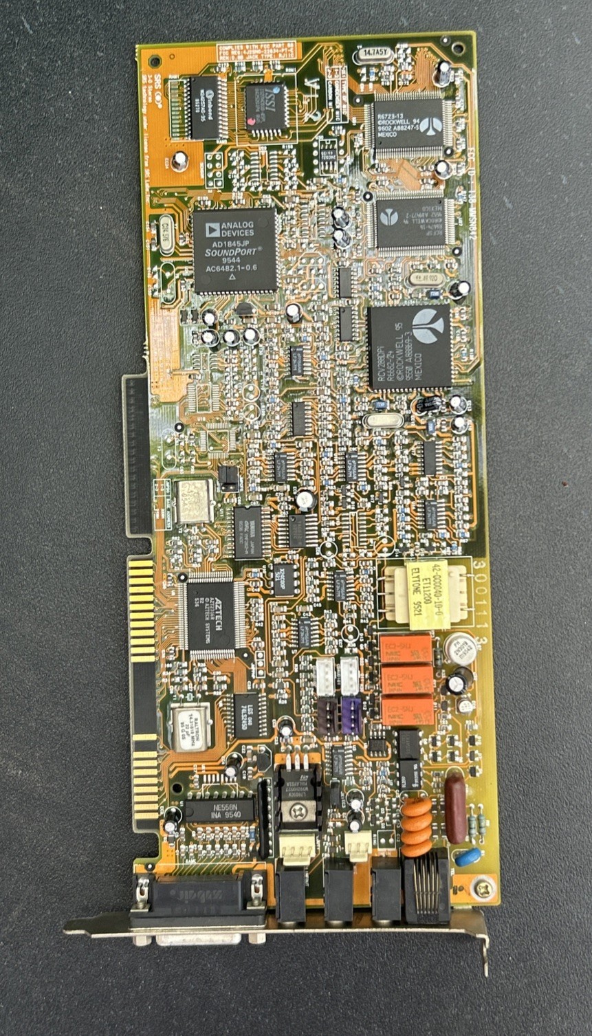 Vintage Packard Bell Aztech AZT2316R AZSC60515750 Sound Card / Modem 030101 NOS