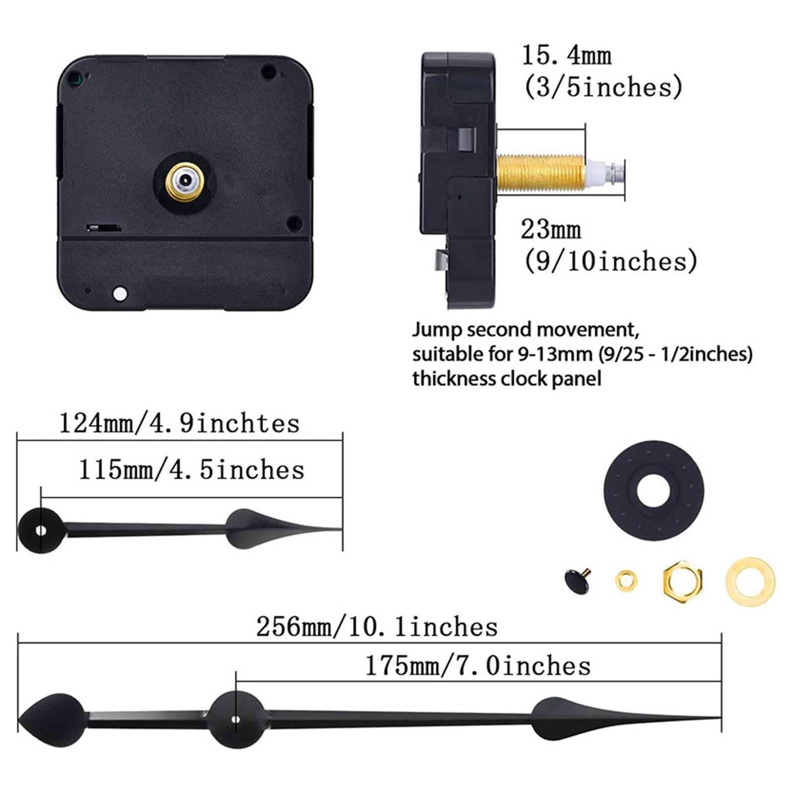 Clock Movement Wall Clock Accessories for Bedroom Office