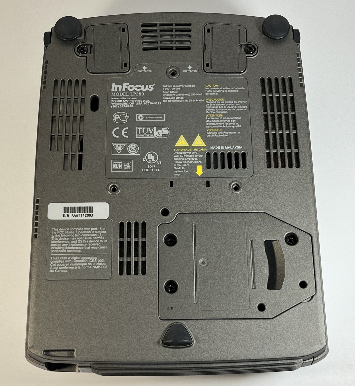 INFOCUS LP280 Digital Projector LCD Office Presentation Unit
