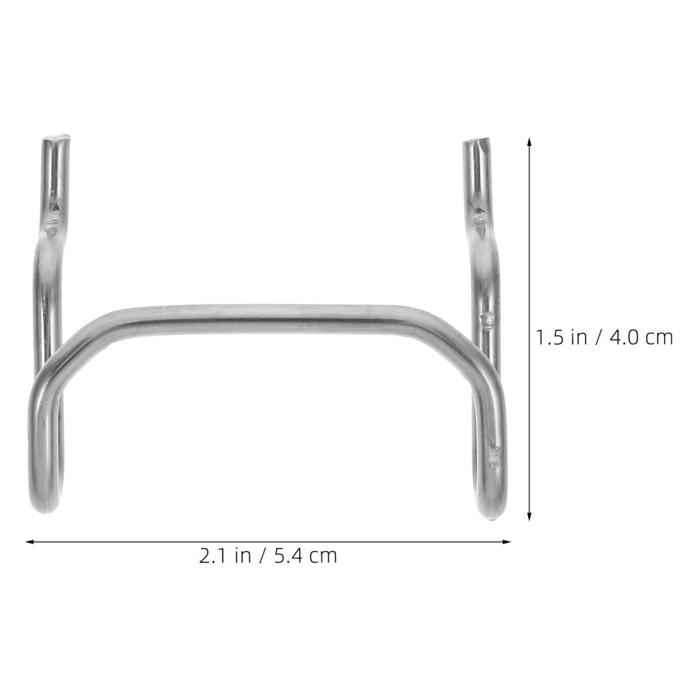 5Pcs Durable Stainless Steel Pegboard Hooks Heavy Duty for Garage and Workshop