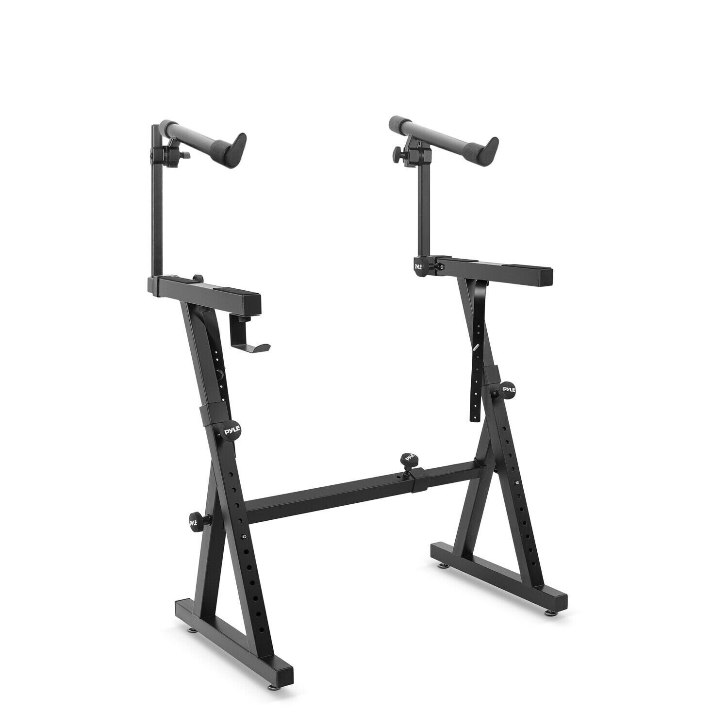 Pyle Portable 2 Tier Metal Music Stand Z Style 36in x 16.5in 37in PKST2TZ