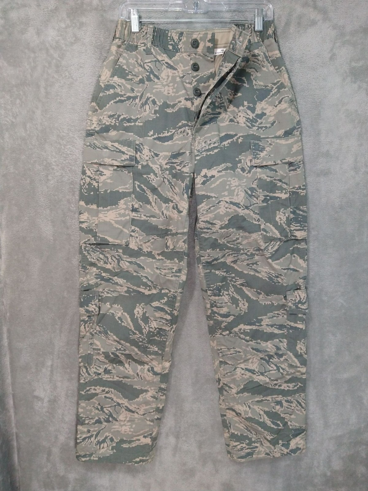 US Air Force Military Pants 30 x 31 ACU Digital Camo BDU Combat Ripstop Trouser