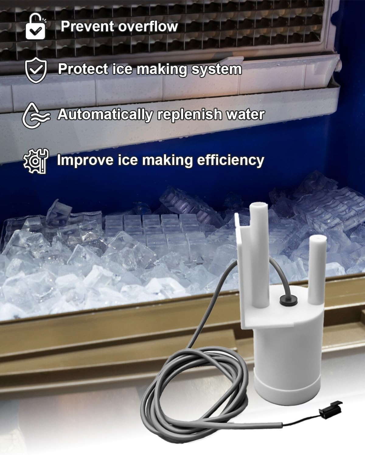 2-Pack Hoshizaki Float Switch Sensor for Ice Machines – Durable Replacement Part