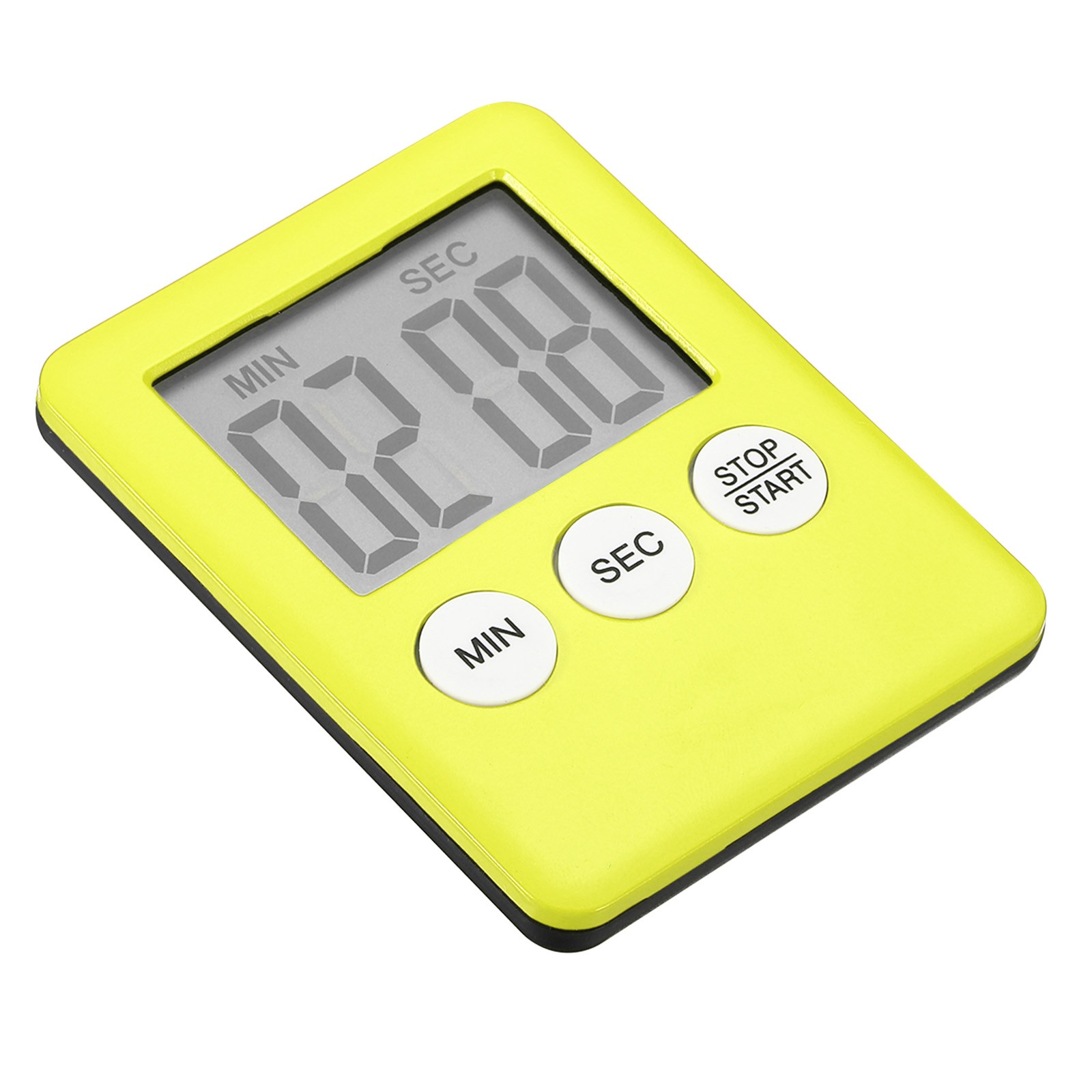Digital Timer 1Pcs Small Count Down/UP Clock with Magnetic Kitchen Timer Yellow