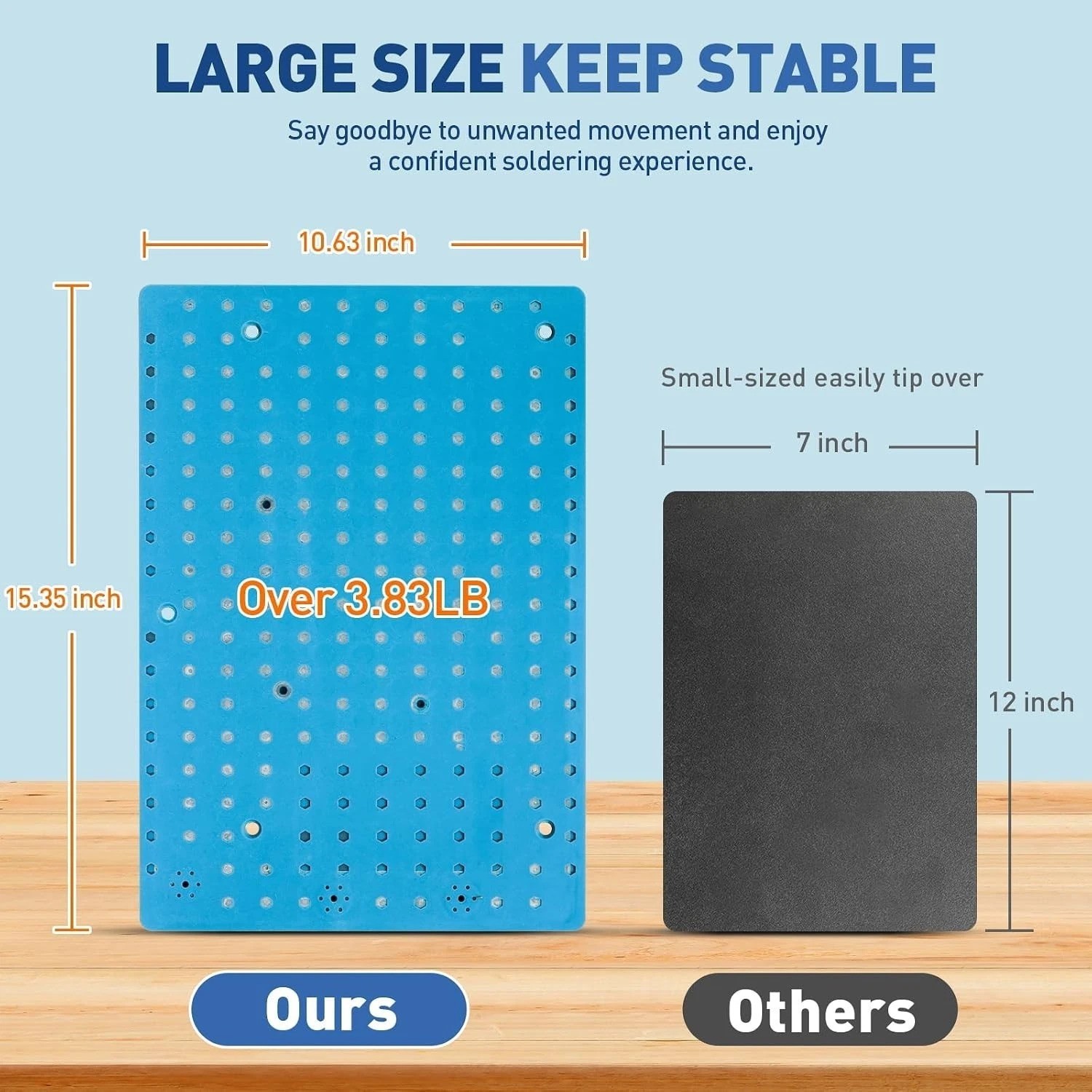 Pro Helping Hands Soldering Mat 30X Magnifier Stepless Dimming