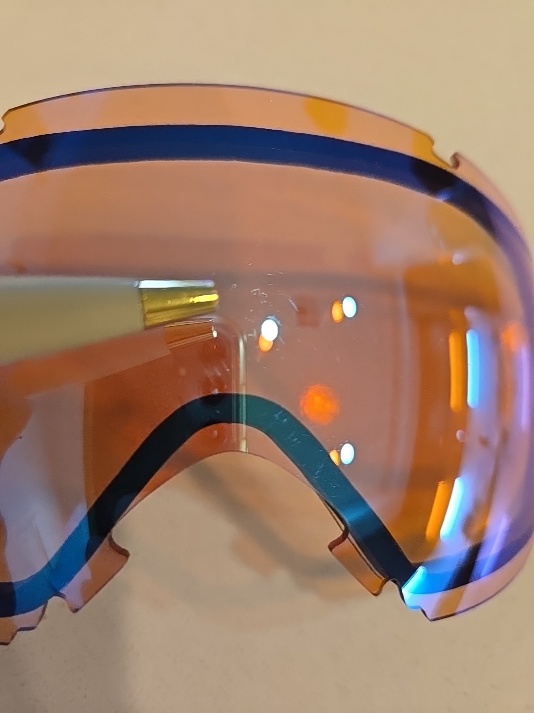Smith I/O S Chromapop Storm Blue Sensor Goggle Replacement Lens Used Low Light