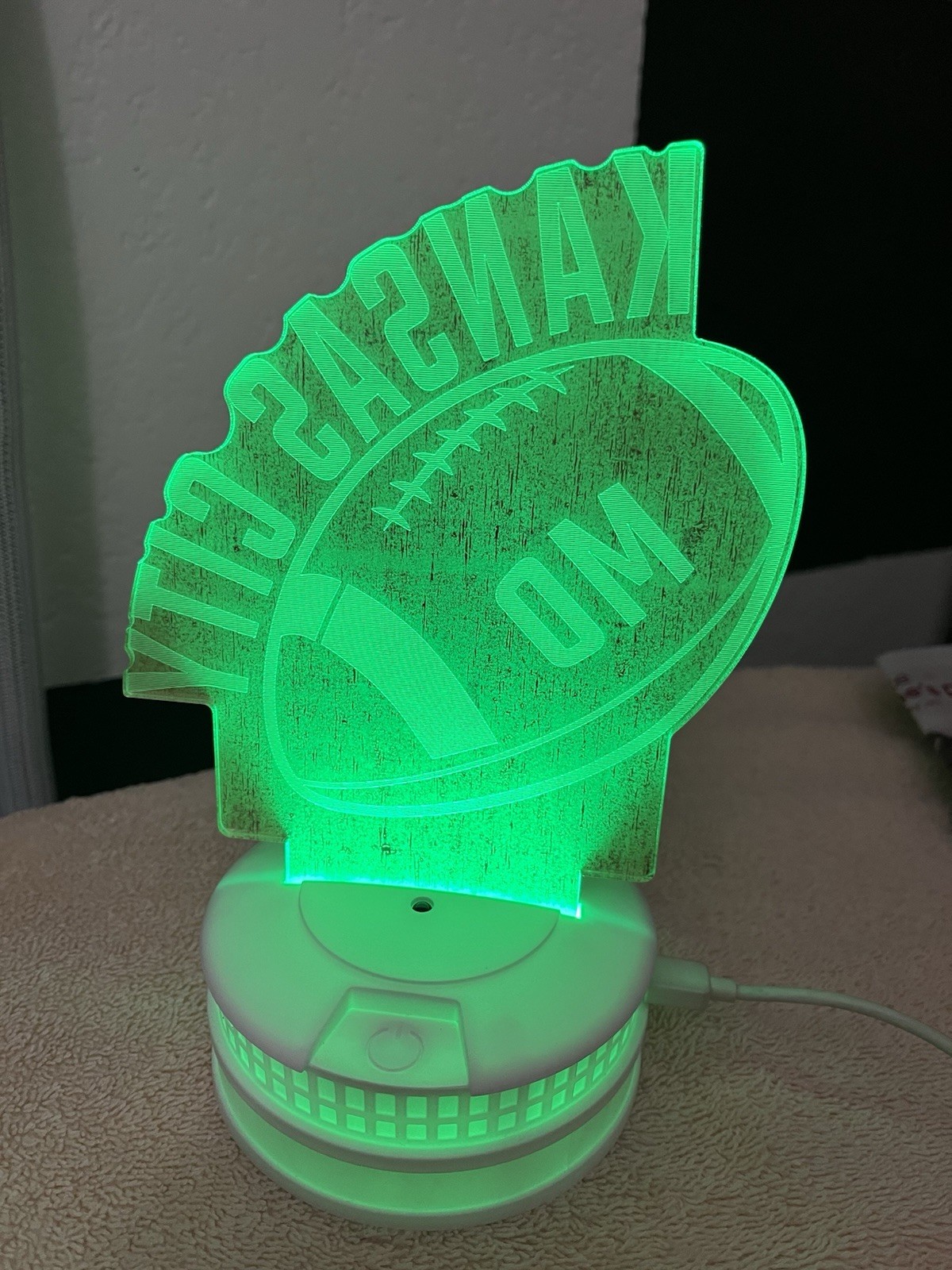 Kansas City 3D Creative Visualization Lamp Mullticolored w/ Remote/NEW/FREE SHIP