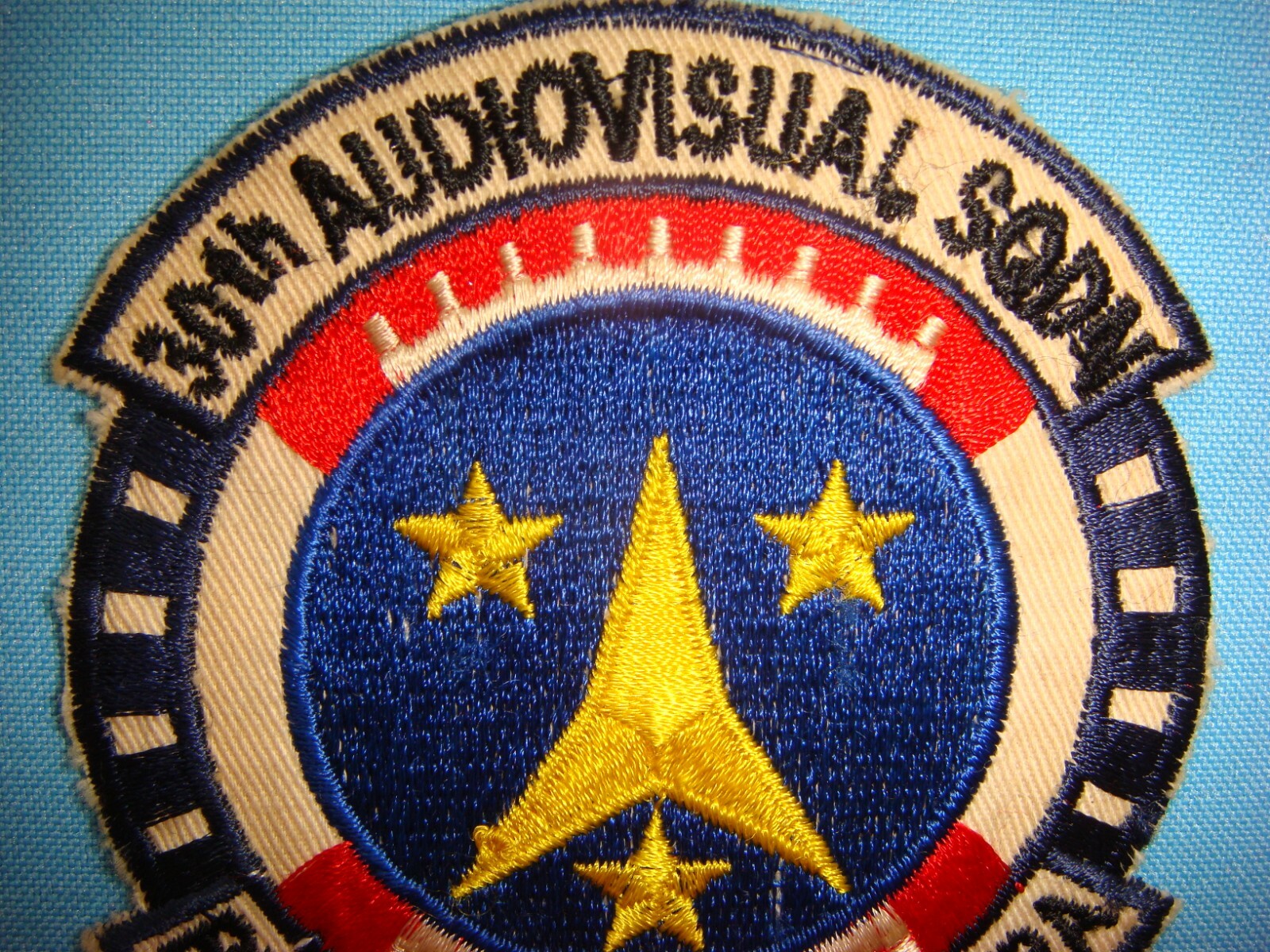 VIETNAM WAR PATCH, US AIR FORCE 30th AUDIOVISUAL SQUADRON