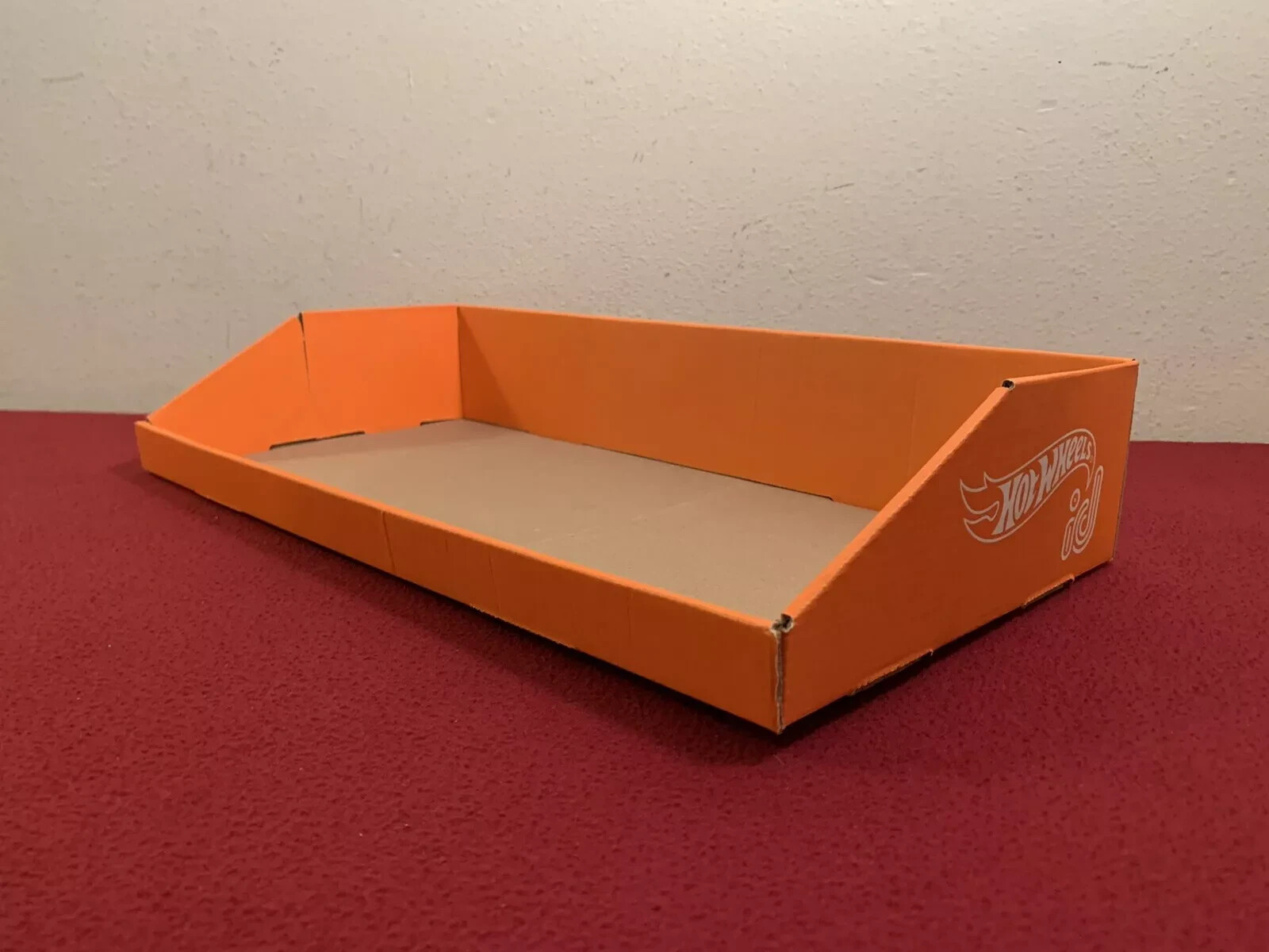 Hot Wheels ID Cardboard Store Display Tray Box Orange RARE