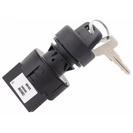 Honeywell 89477-01 Key Switch Off-On-On 20A 12Vdc Quick Connect Terminals