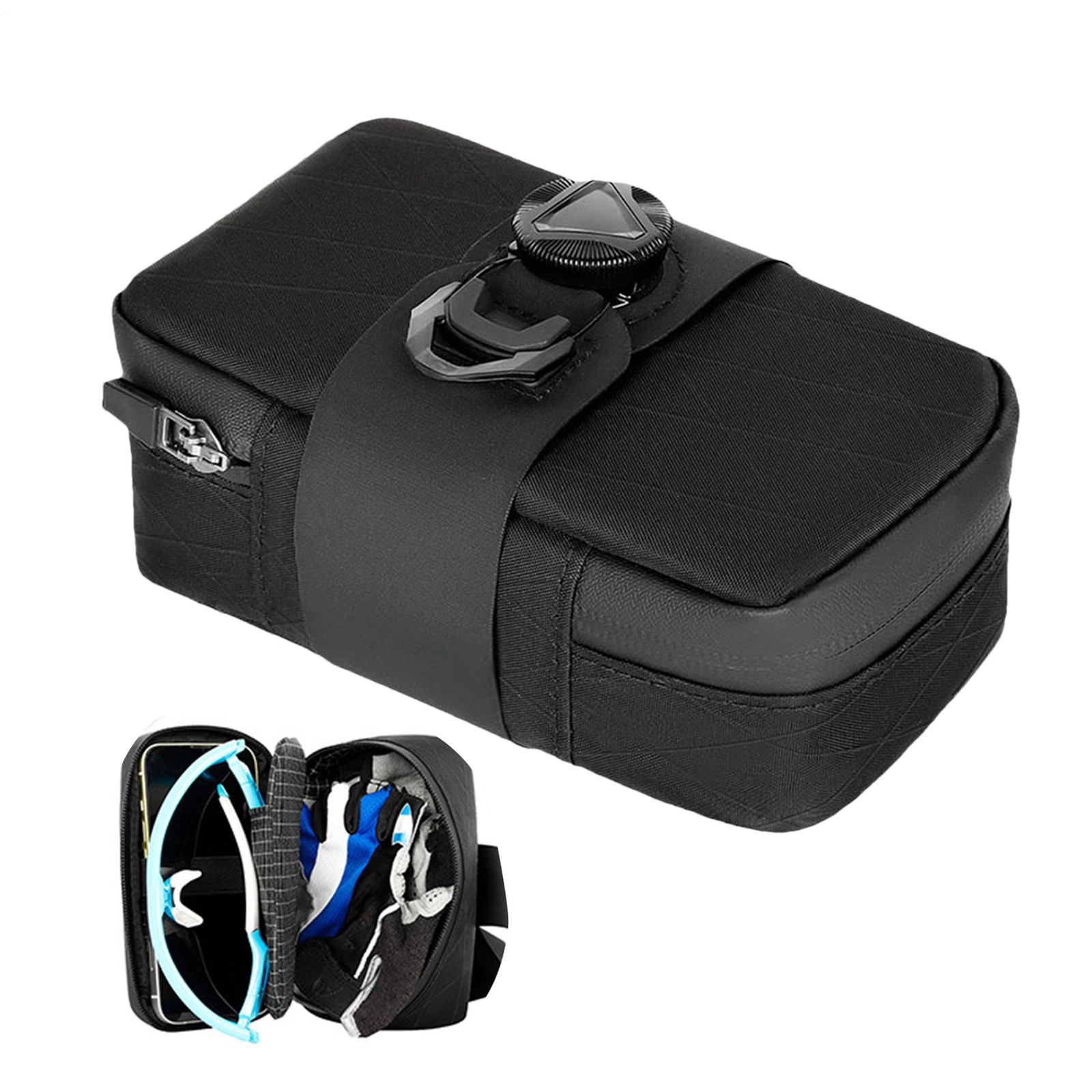 Saddle Bag Cycling Rear Under Seat Bag Waterproof Bicycle Seat Tube Pouch MTB