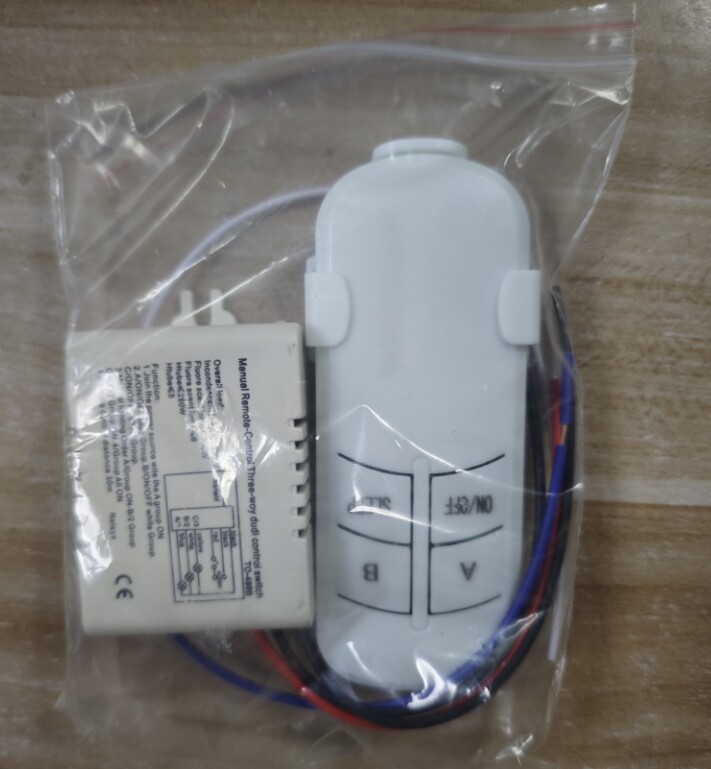 AC 110V Wireless Light Lamp Digital Switch with Remote Control YAM-101 1-Way