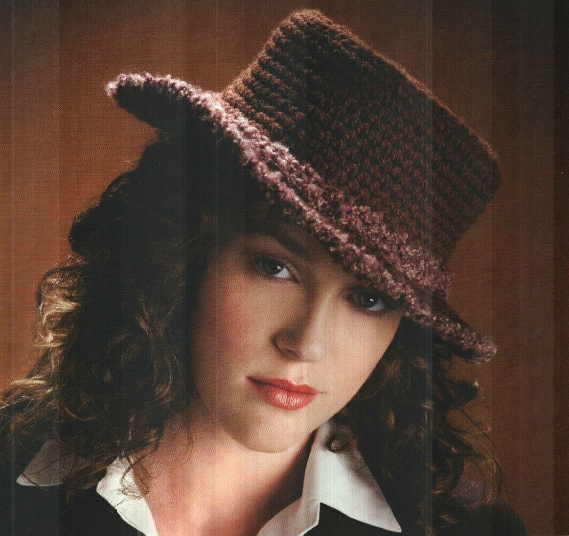 CLASSY CONTINENTAL HAT 2 SIZES WOMEN'S CROCHET PATTERN INSTRUCTIONS