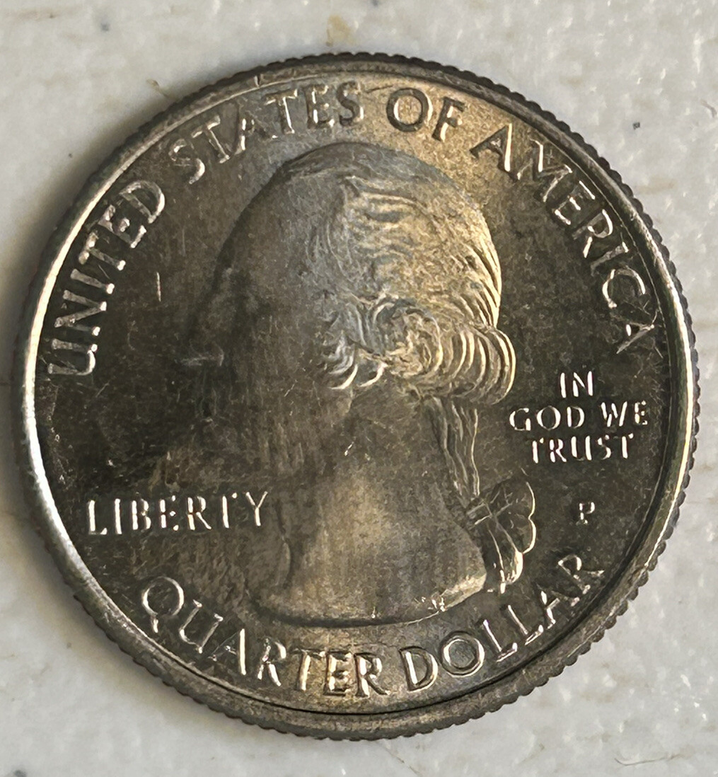 2018- P Cumberland Island Quarter. Struck Through On Reverse