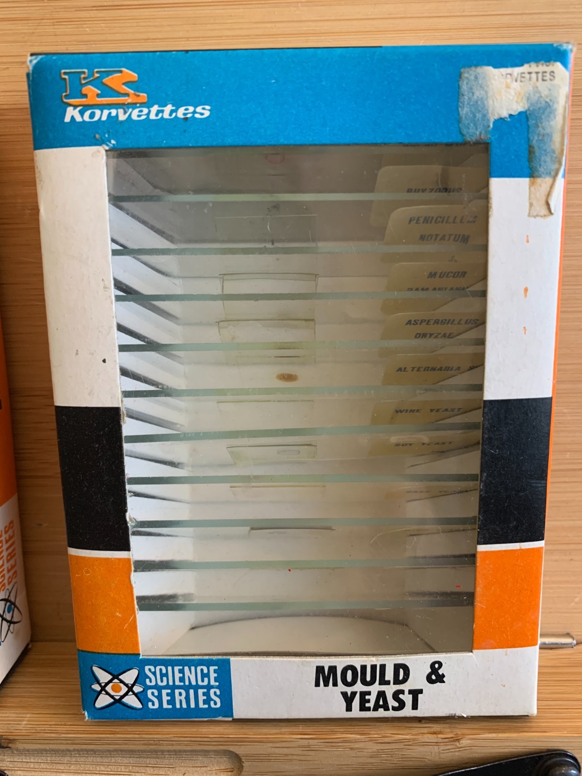 Korvettes Science Series Microscope Slides Box (2) Insects Mould Mold Yeast