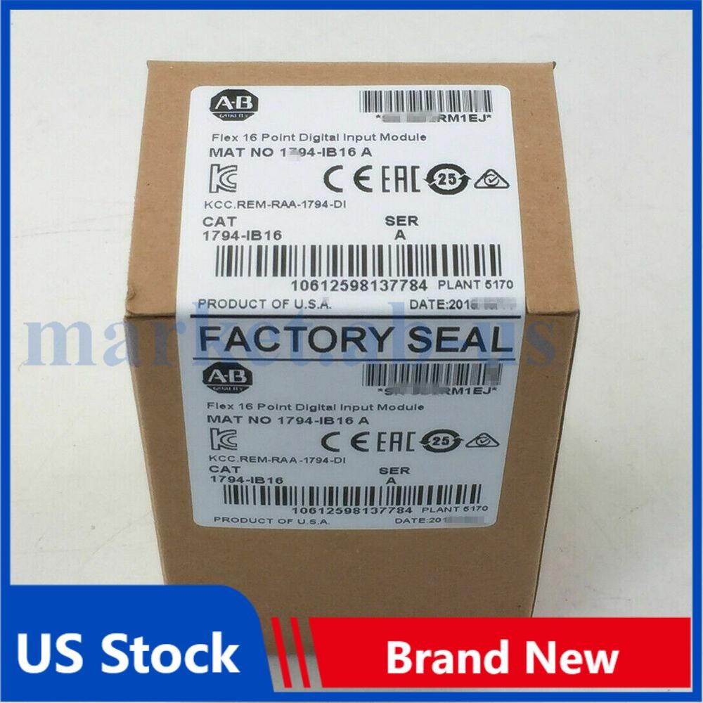 1P New Factory Sealed AB 1794-IB16 1794IB16 SER A Flex I/O Input Module 1794IB16