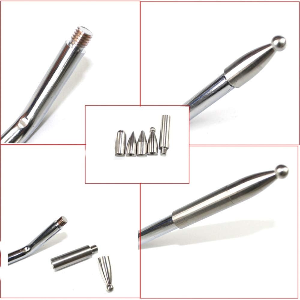 6 Pcs Paintless Dent Repair Tools Kit Car Body Ding Removal Rods Down Pen