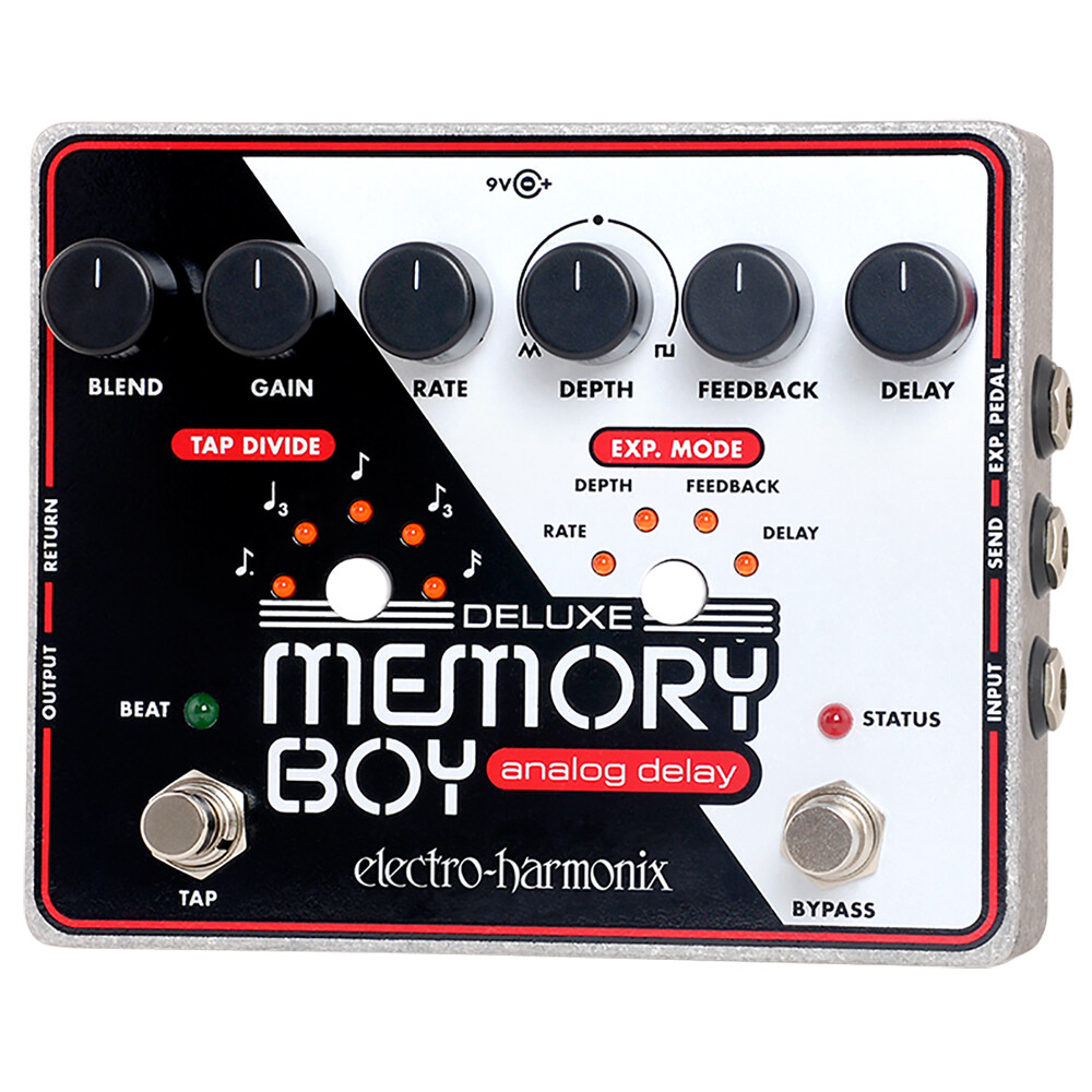 Electro Harmonix Memory Boy Analog Tap Tempo Delay Guitar Effects Pedal