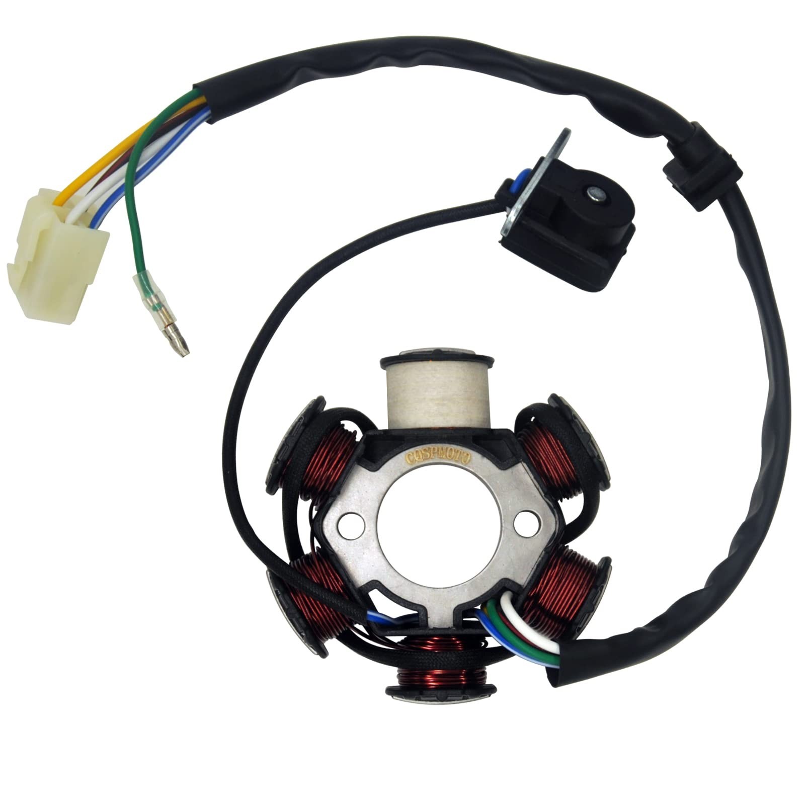 Magneto Stator Coil 5 Wire AC 6 Pole Ignition Stator Magneto for GY6 125cc 15...