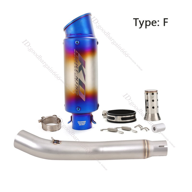 For Honda CBR250R 2011-2016 Exhaust Tips Motorcycle Mid Muffler Pipe DB Killer