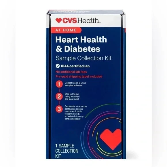 CVS Health Heart& Diabetes Home Test Kit