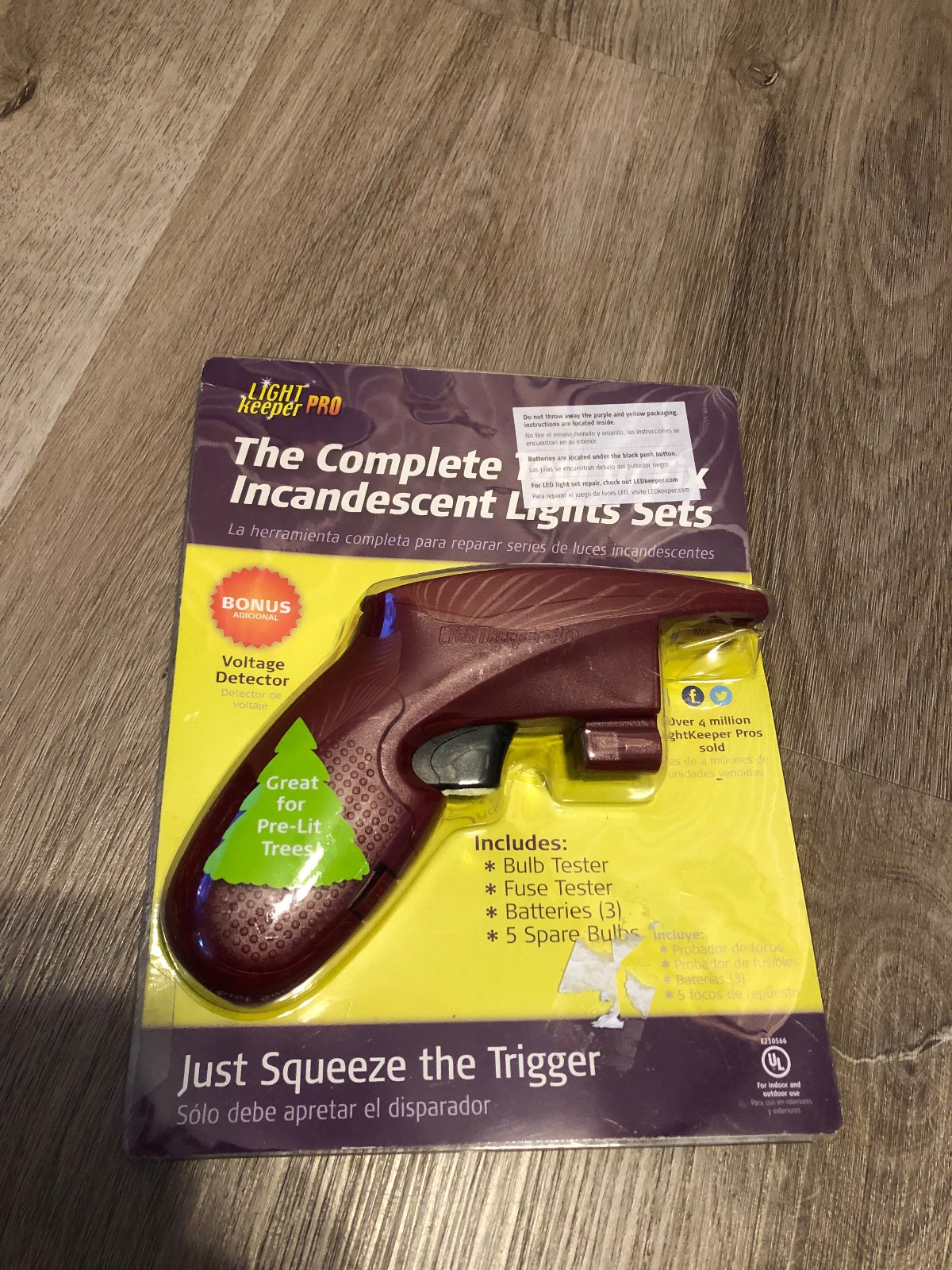Light Keeper Pro Gun Complete Tool Fix Incandescent Light Sets Holiday Xmas NEW