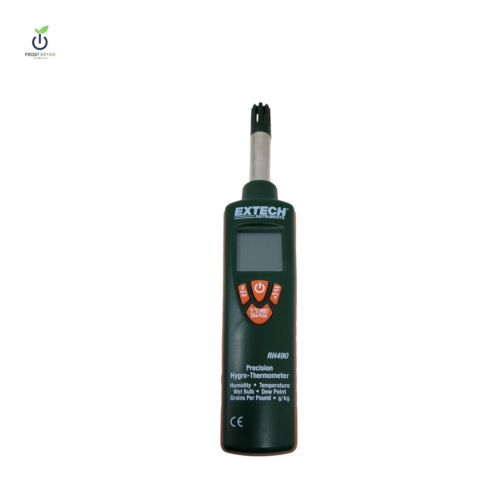 Extech RH490 Precision Hygro Thermometer Humidity Temperature Meter