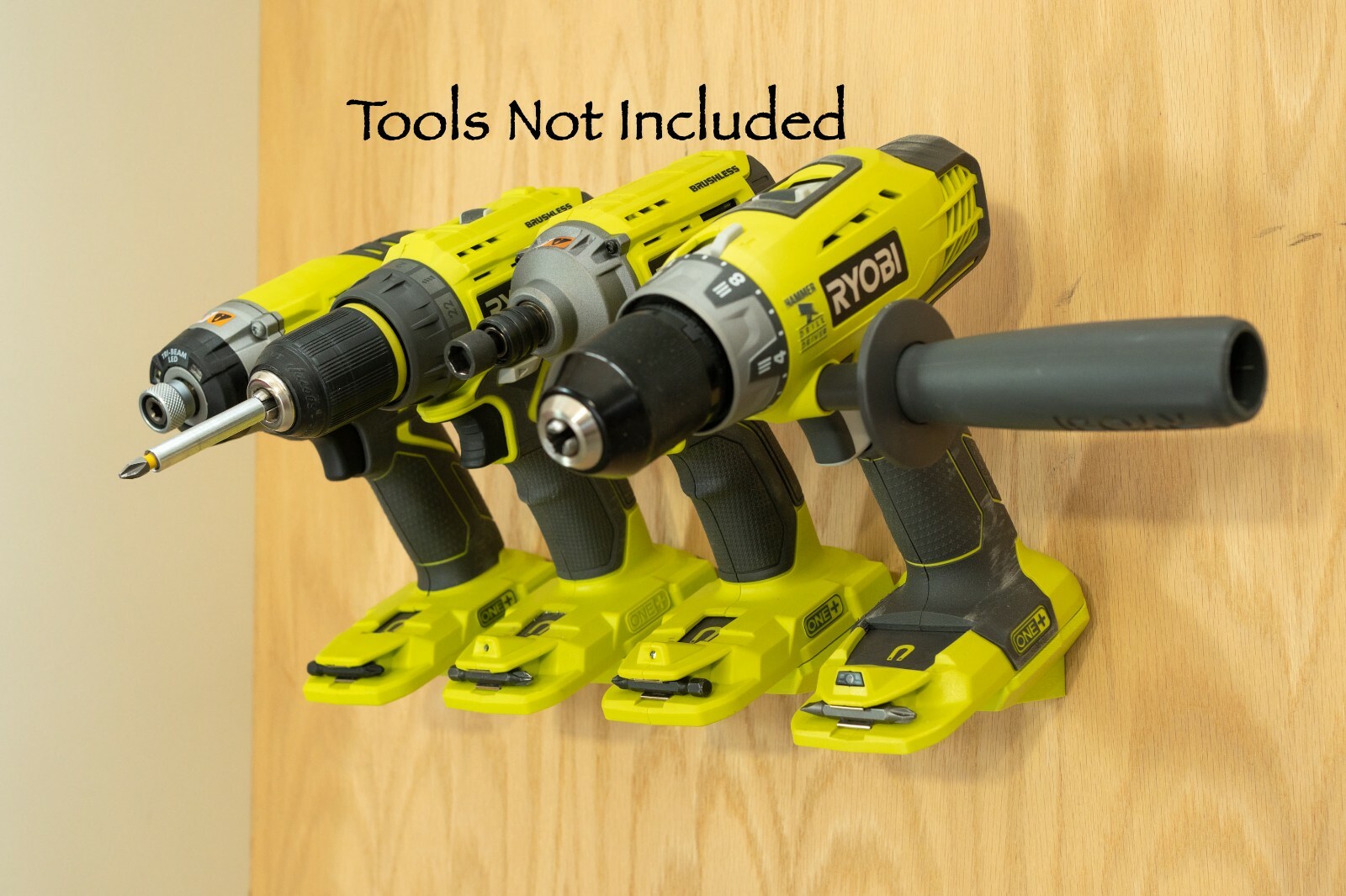 Ryobi 18v ONE+ cordless tools wall mount / holder