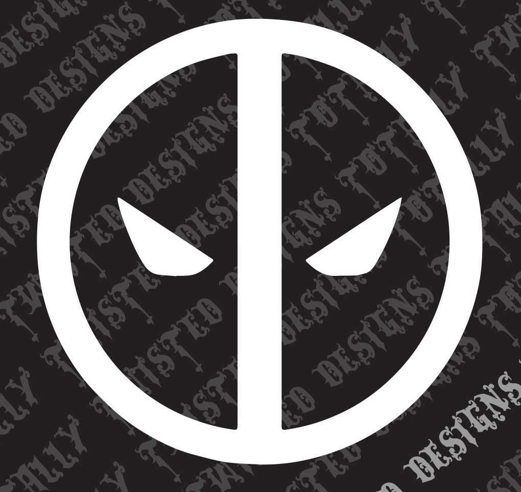 Deadpool logo vinyl decal sticker car truck dead pool marvel xmen comic book