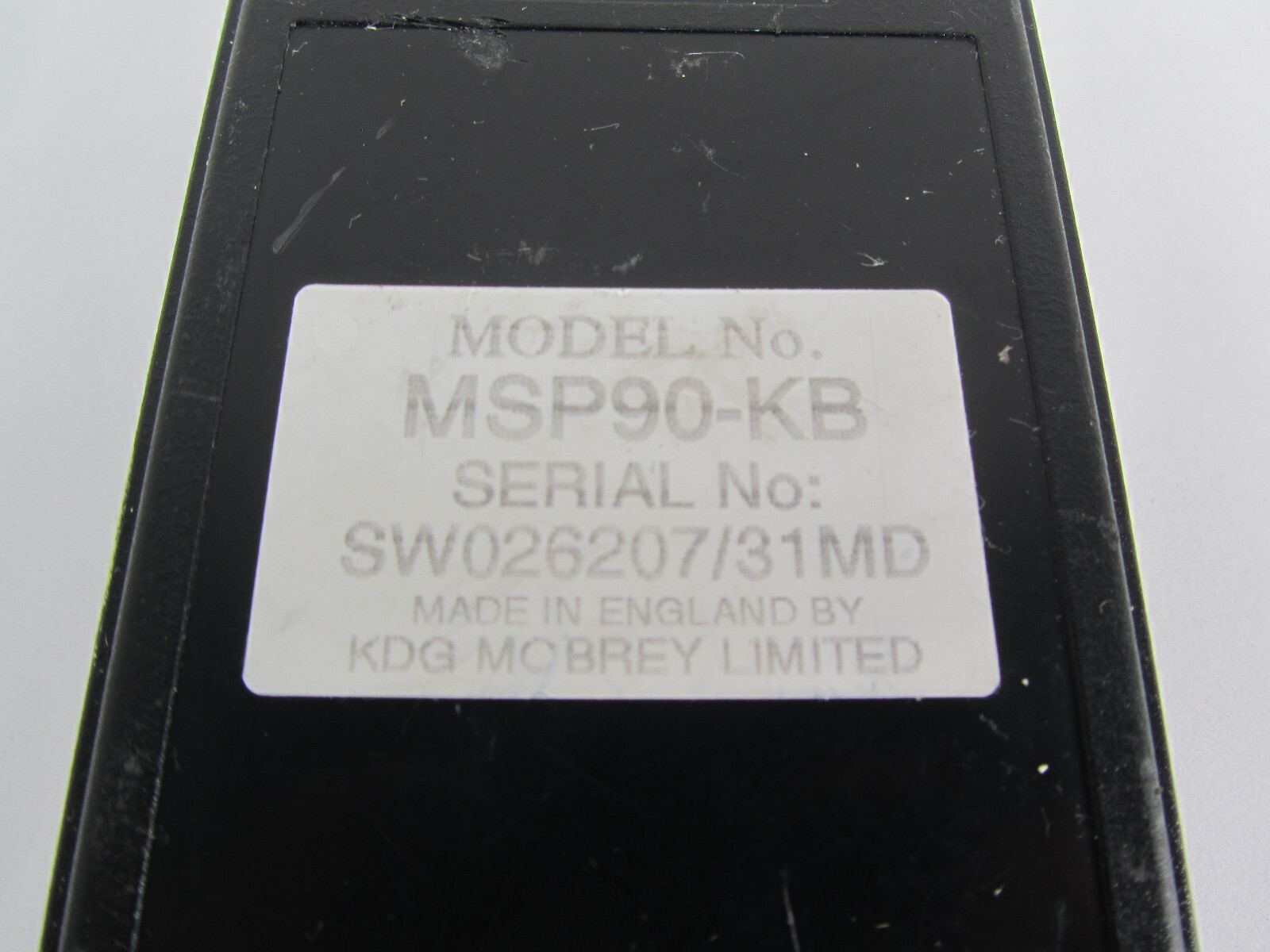 KDG Mobrey Flow Meter Control Controller MSP90-KB Handheld Device