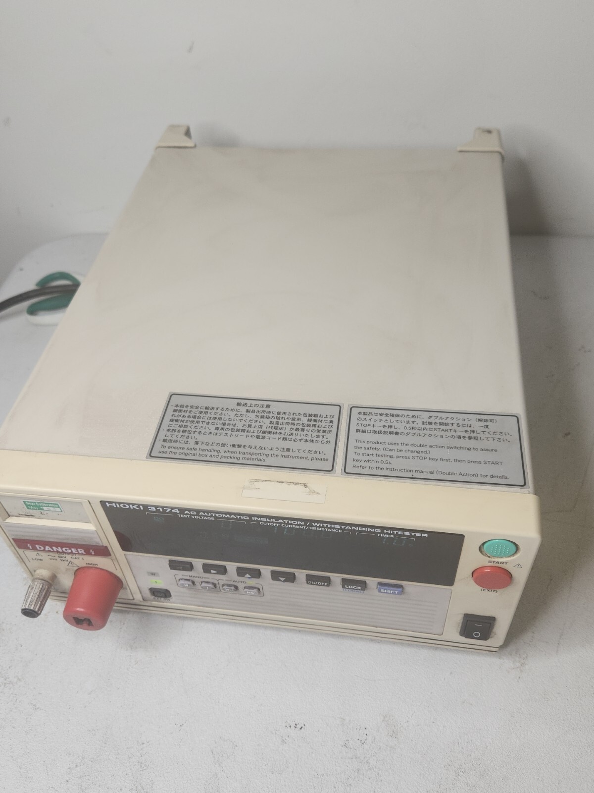 HIOKI 3174 AC Automatic Insulation Withstanding HiTester 120503274