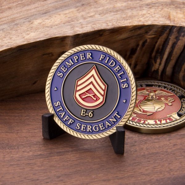 United States Marine Corps Staff Sergeant E6 Coin