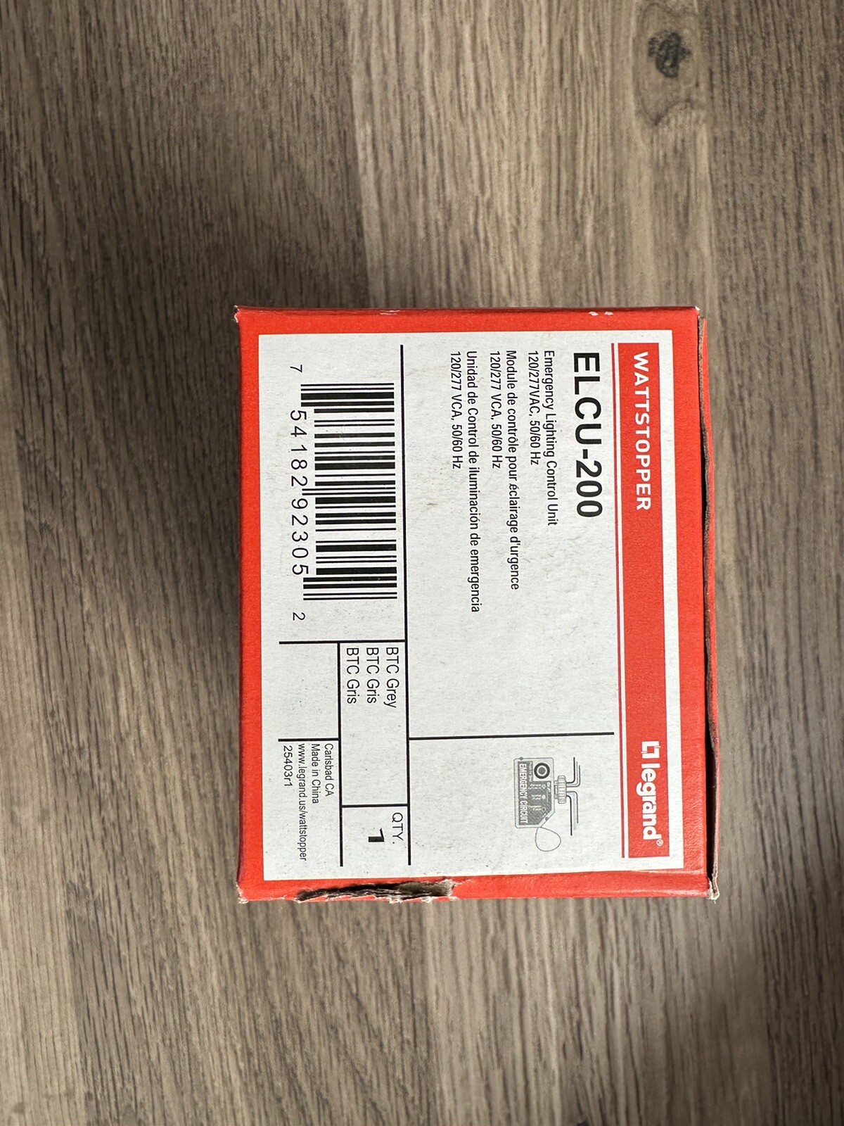 Legrand Wattstopper Elcu-200 Emergency Lighting Control Unit