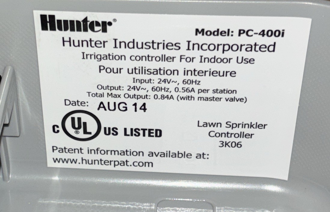 Hunter Pro-C PC-400iModular IrrigationController - 7 Zones (Expandable)