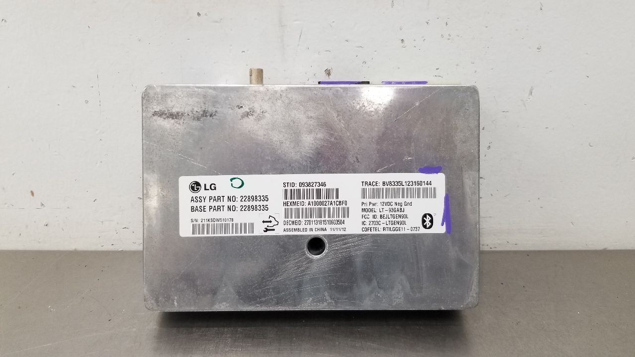 13 CHEVY SILVERADO 3500 PICKUP COMMUNICATION ONSTAR CONTROL MODULE 22898335